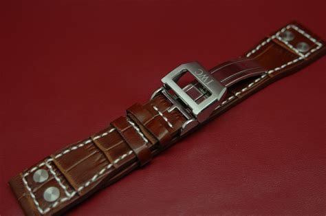 iwc style watch strap|genuine iwc strap.